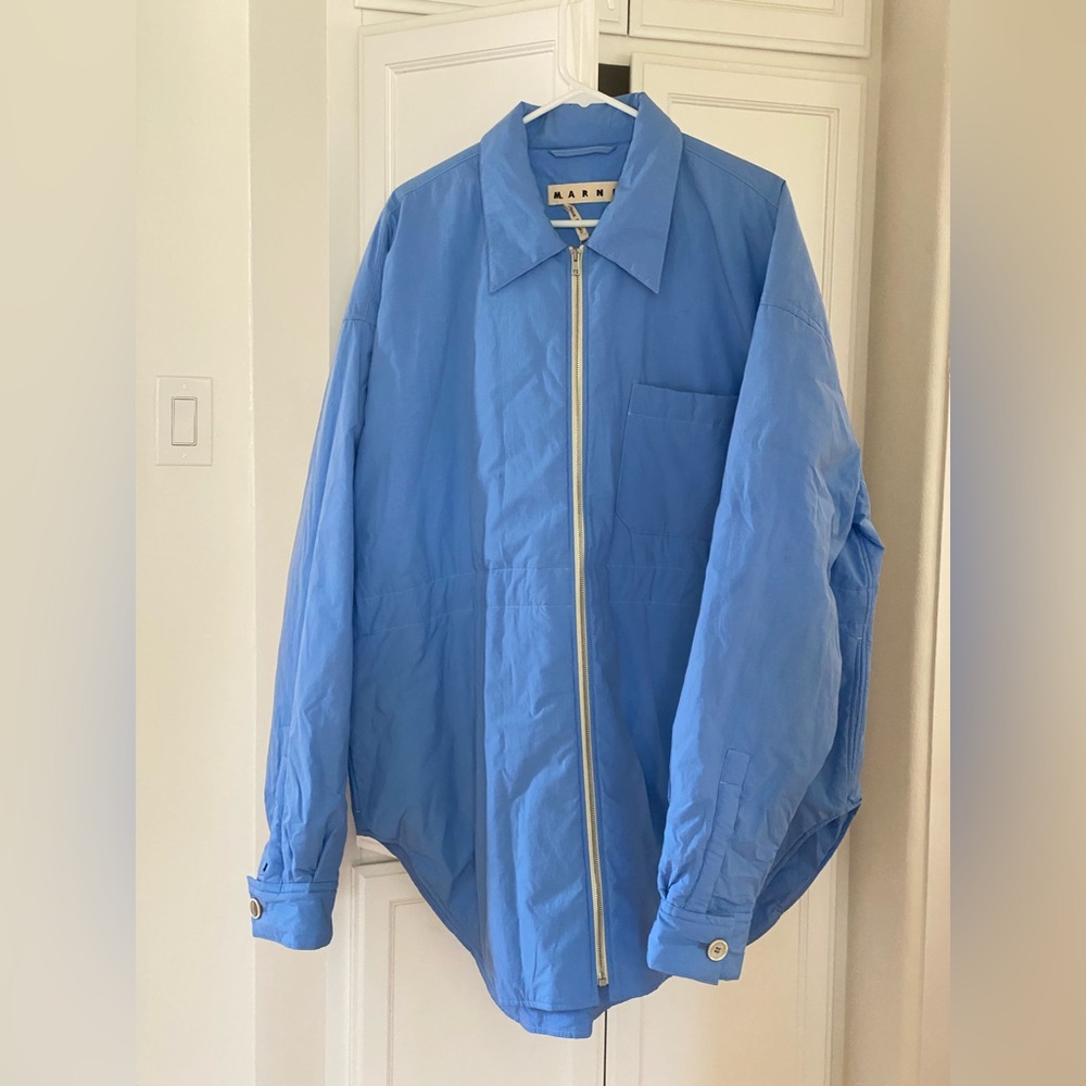 Marni Sky Blue Lightweight Jacket
